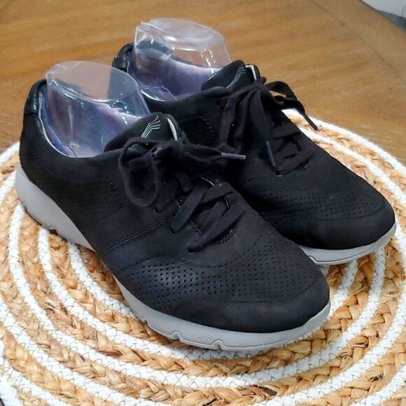 Dansko Women’s Alissa Black Milled Nubuck Athletic Oxford Sz 39 - Picture 1 of 10